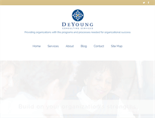Tablet Screenshot of deyoungconsultingservices.com